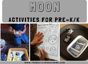 Moon activities for Pre-K