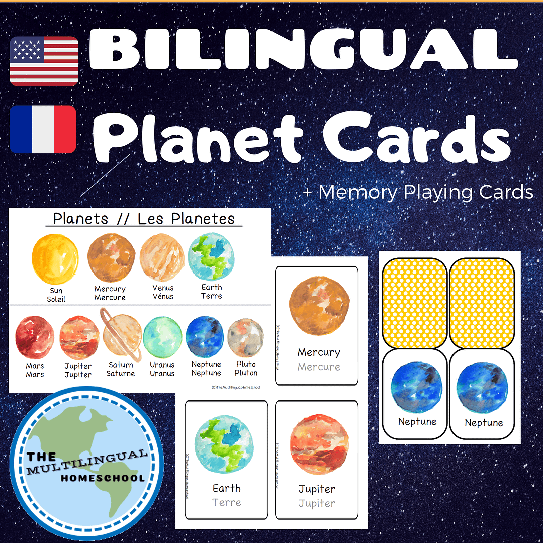 Bilingual Planet Cards