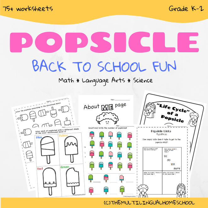 Back to School Popsicle Fun